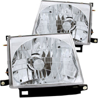 Thumbnail for ANZO 1997-2000 Toyota Tacoma Crystal Headlights Chrome