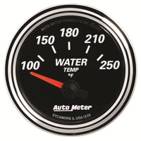 Thumbnail for Autometer Designer Black II 52mm 250 Deg F Water Temp Gauge