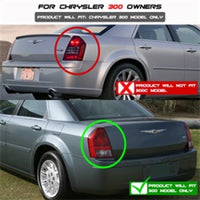 Thumbnail for Spyder Chrysler 300 05-07 LED Tail Lights Chrome ALT-YD-CHR305-LED-C