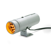 Thumbnail for Autometer 12 Amber LED Super-Lite Shift Light Silver