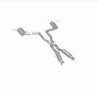 Thumbnail for MagnaFlow 12 Jeep Grand Cherokee V8 6.4L Dual Split Rear Exit Stainless Cat Back Performance Exhaust