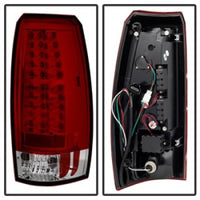 Thumbnail for Spyder Chevy Avalanche 07-13 LED Tail Lights Red Clear ALT-YD-CAV07-LED-RC