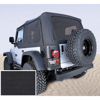 Thumbnail for Rugged Ridge S-Top No Door Skins Black Tinted Windows 03-06 Wrang