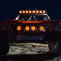 Thumbnail for Rigid Industries 360-Series Laser 6in Amber PRO Amber Backlight
