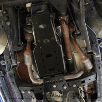 Thumbnail for Westin/Snyper 07-11 Jeep Wrangler Transmission Pan Skid Plate - Textured Black