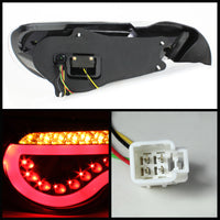 Thumbnail for Spyder Scion FRS 12-14/Subaru BRZ 12-14 Light Bar LED Tail Lights Black ALT-YD-SFRS12-LBLED-BK