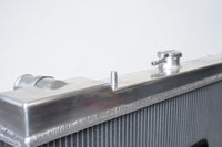 Thumbnail for CSF R32 Nissan Skyline GT-R / GT-S Full Billet Aluminum High-Performance Radiator - Raw Finish