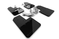 Thumbnail for Rally Armor 21-24 Ford Bronco (Plstc Bmpr + RB - NO Rptr/Sprt) Blk Mud Flap w/Met. Blk Logo