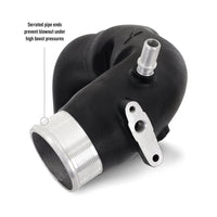 Thumbnail for Mishimoto 21+ Bronco 2.7 Stock Location INT Kit MWBK Pipes SL Cooler