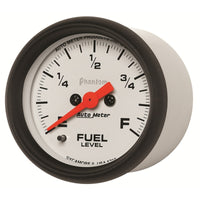 Thumbnail for Autometer Phantom 52mm Full Sweep Electronic Fuel Level Programmable Empty-Full Range