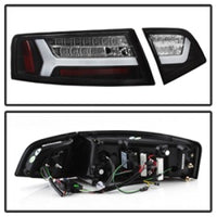 Thumbnail for Spyder 09-12 Audi A6 LED Tail Lights - Black (ALT-YD-AA609-LED-BK)