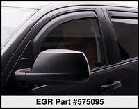 Thumbnail for EGR 07-12 Toyota Tundra Dbl Cab In-Channel Window Visors - Set of 4 - Matte