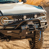 Thumbnail for Westin 21-23 Bronco (Excl. Sport) XTS Round Bull Bar - Tex. Blk