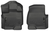 Thumbnail for Husky Liners 15-23 Ford F-150 Super/Super Crew Cab WeatherBeater Black Front Floor Liners