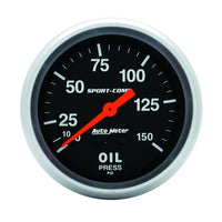 Thumbnail for AutoMeter Gauge Oil Pressure 2-5/8in. 150PSI Mechanical Sport-Comp