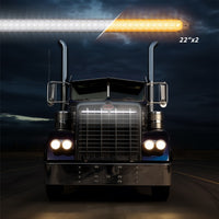 Thumbnail for XK Glow 22In Switchback Grill Lights with Start-up Animation & Sequential Turn Signals
