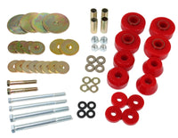 Thumbnail for Energy Suspension 67-68 Chevrolet C-10 Pickup Red Body Mount Set