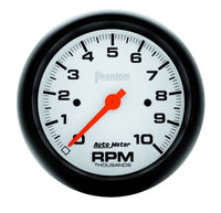 Thumbnail for Autometer Phantom 3-3/8in 10000 PRM In-Dash Single Range Tachometer