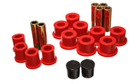 Thumbnail for Energy Suspension Rear Spring Bushing Set - Red