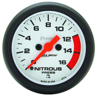 Thumbnail for Autometer Phantom 2-1/16in 1600 PSI Digital Stepper Motor Nitrous Pressure Gauge