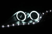 Thumbnail for ANZO 2010-2011 Toyota Camry Projector Headlights w/ Halo Black (CCFL)