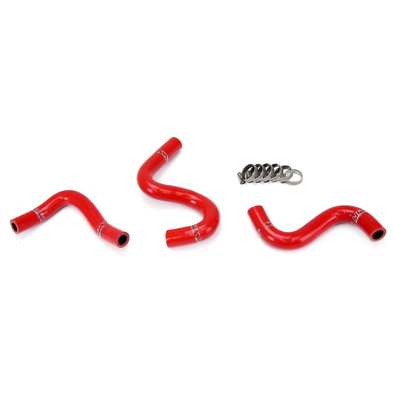 HPS Red Reinforced Silicone Heater Hose Kit for Toyota 83-87 Corolla AE86 4A-GEU Left Hand Drive