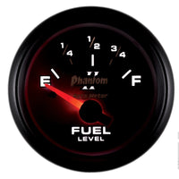 Thumbnail for Autometer Phantom 2-1/16in 0-90 OHM Fuel Level Gauge