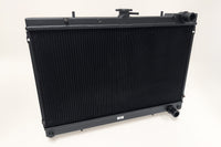 Thumbnail for CSF R32 Nissan Skyline GT-R / GT-S Full Billet Aluminum High-Performance Radiator - Black Finish