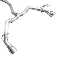 Thumbnail for AWE Tuning 22+ Honda Civic Si/Acura Integra Track Edition Catback Exhaust - Dual Chrome Silver Tips