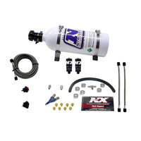 Thumbnail for Nitrous Express Hitman EFI Single Nozzle Piranha Nitrous Kit (35-75HP) w/5lb Bottle
