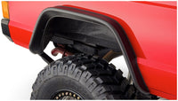 Thumbnail for Bushwacker 84-01 Jeep Cherokee Flat Style Flares 4pc - Black