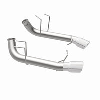 Thumbnail for MagnaFlow 13 Ford Mustang Dual Split Rear Exit Stainless Axle-Back Cat Back Exhaust (Competition)
