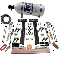 Thumbnail for Nitrous Express SX2 Dual Stage 8 Solenoid /Gasoline Nitrous Kit (200-1200HP) w/10lb Bottle