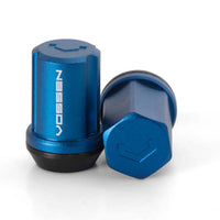 Thumbnail for Vossen 35mm Lock Nut - 12x1.5 - 19mm Hex - Cone Seat - Blue (Set of 4)