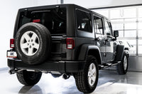 Thumbnail for AWE Tuning 07-18 Jeep Wrangler JK/JKU 3.6L Tread Edition Axle-Back Dual Exhaust - Chrome Silver Tips