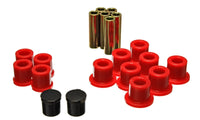 Thumbnail for Energy Suspension Rear Spring Bushing Set - Red