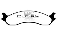 Thumbnail for EBC 98-03 Dodge B250 B2500 Cargo 2500 Van 3/4 Ton Yellowstuff Front Brake Pads