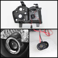 Thumbnail for Spyder Jeep Grand Cherokee 08-10 Projector Headlights LED Halo LED Blk Low 9006 PRO-YD-JGC08-HL-BK