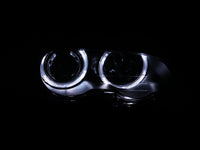 Thumbnail for ANZO 2000-2003 BMW 3 Series E46 Projector Headlights w/ Halo Black