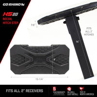 Thumbnail for Go Rhino HS-20 Hitch Bumper Step