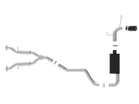 Thumbnail for aFe Large Bore HD 3in 304 SS Cat-Back Exhaust w/ Black Tips 14-19 Jeep Grand Cherokee (WK2) V6-3.6L