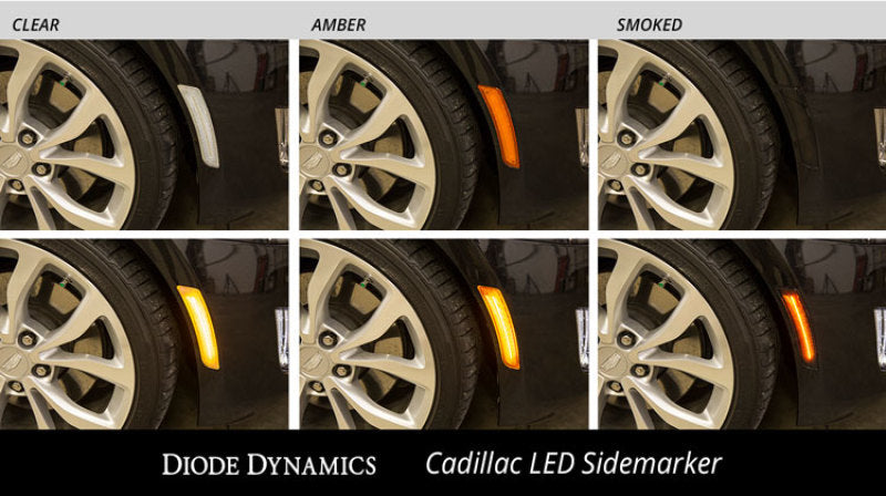 Diode Dynamics 14-19 Cadillac ATS/CTS Cadillac ATS LED Sidemarkers (Pair) Clear