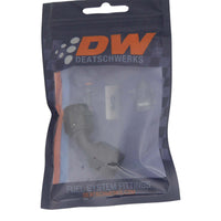 Thumbnail for DeatschWerks 6AN Flare Female Swivel 45-Degree to 6AN Flare Female Swivel - Anodized Matte Black