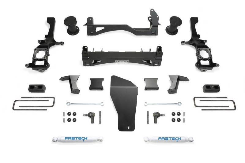 Fabtech 16-18 Nissan Titan Xd 4WD 6in Basic Sys w/Perf Shks