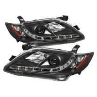 Thumbnail for Spyder Toyota Camry 07-09 Projector Headlights DRL Black High H1 Low H7 PRO-YD-TCAM07-DRL-BK