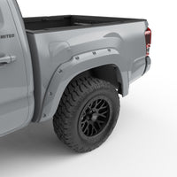 Thumbnail for EGR 16+ Toyota Tacoma w/Mudflap Bolt-On Look Color Match Fender Flares - Set - MagneticGray