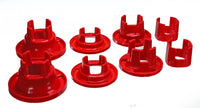 Thumbnail for Energy Suspension 10 Chevy Camaro Red Rear Sub-Frame Mount Insert Bushing Set