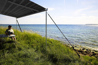 Thumbnail for Thule Hold Down Side Strap Kit for HideAway Awnings (Works w/Thule Panels) - Black/Silver