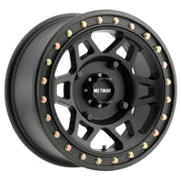 Thumbnail for Method MR405 UTV Beadlock 15x7 / 5+2/38mm Offset / 4x136 / 106mm CB Matte Black Wheel
