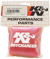 Thumbnail for K&N Red Drycharger 5.25in x 3in Round Tapered Air Filter Wrap